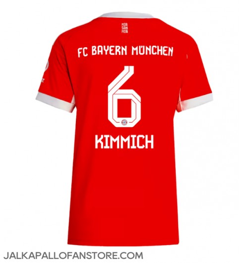 Bayern Munich Joshua Kimmich #6 Kotipaita Naisten 2025-26 Lyhythihainen Bayern Munich Joshua Kimmich #6 Kotipaita Naisten 2025-26 Lyhythihainen